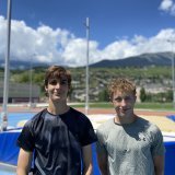 Valentin Imsand et Justin Fournier